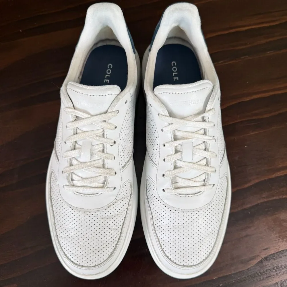 Cole Haan Men's Grand Crosscourt Daily White Sneaker Size 10M